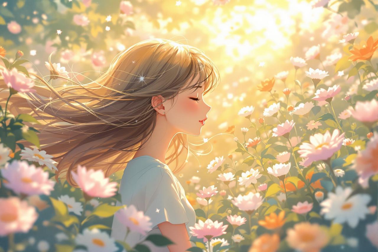 韩漫网站作品 - 花与少女
